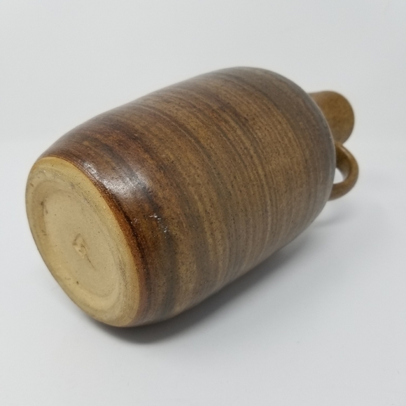 Pottery Jug Handle Spout Stoneware Marked M - Picture 11 of 16